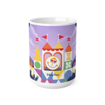 It's a small world Mug — Colorful Fantasy Castle Ceramic Coffee Cup (11oz & 15oz)