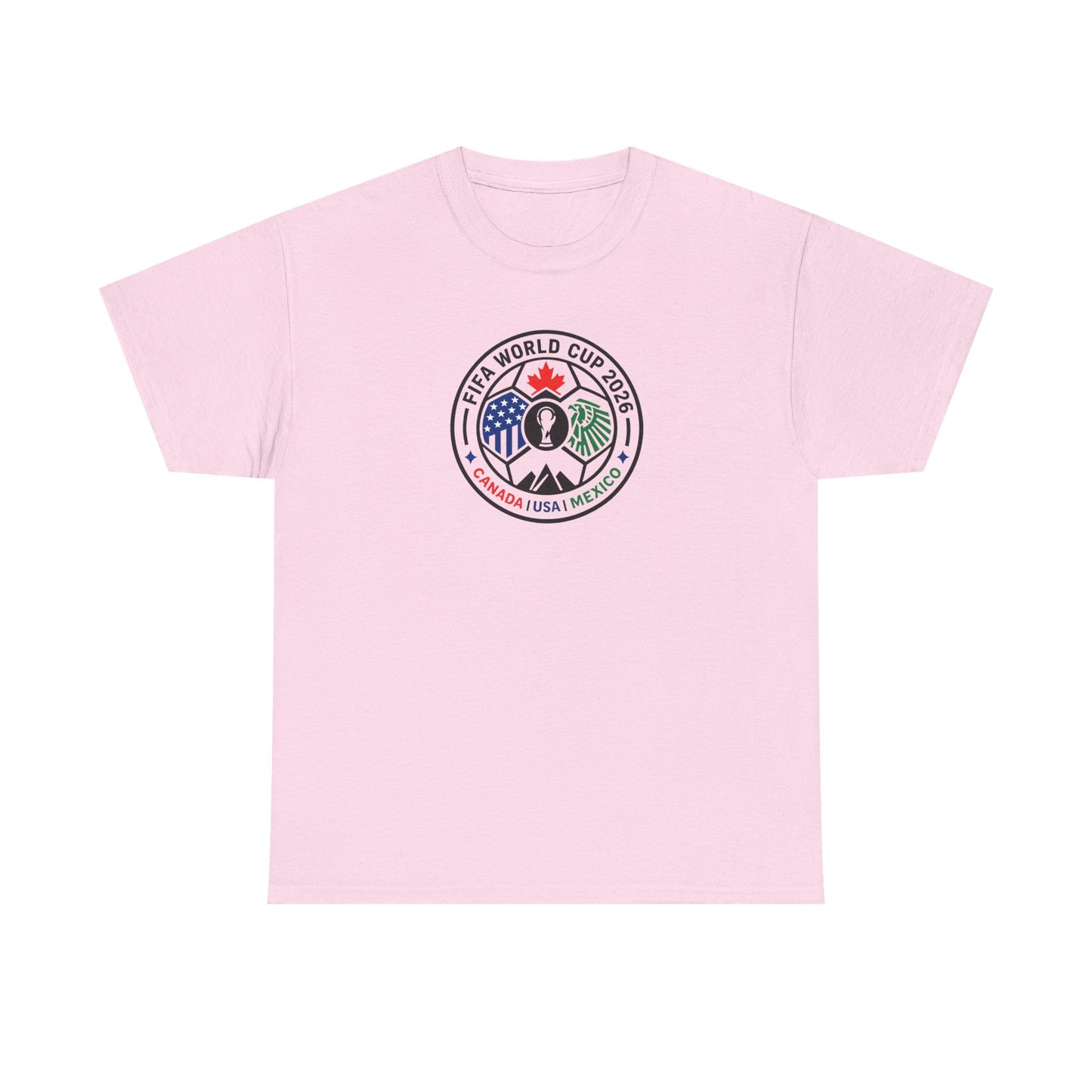 World Cup 2026 Soccer Tee — Canada USA Mexico Crest