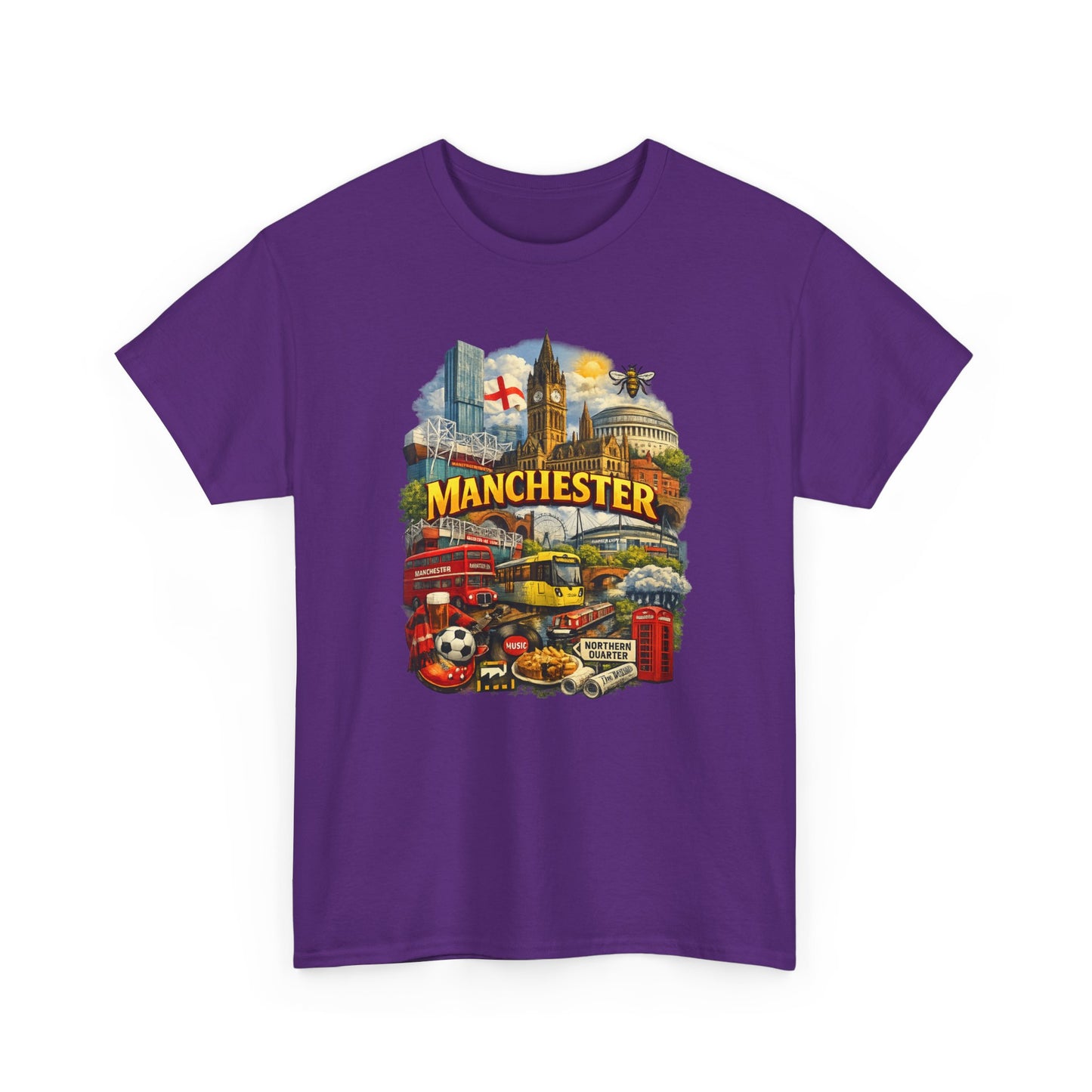 Manchester Skyline Collage T-Shirt