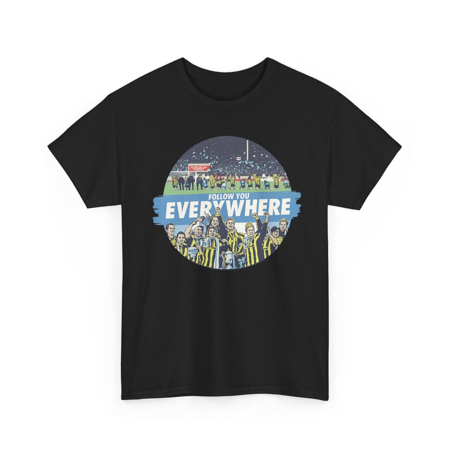 Manchester City T-Shirt — Follow Me Everywhere Soccer Fan Design