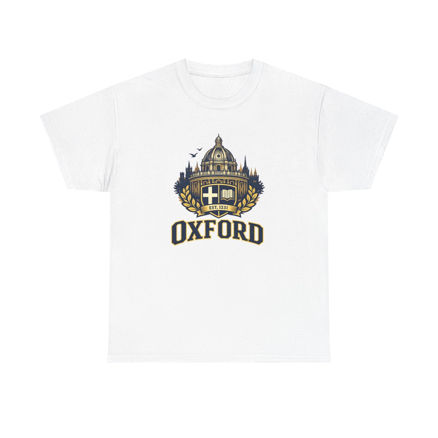 Oxford Crest T-Shirt — Vintage University Graphic Tee