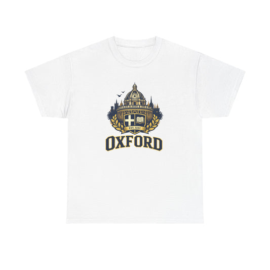 Oxford Crest T-Shirt — Vintage University Graphic Tee