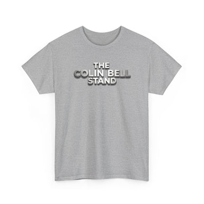 T-Shirt — “The Colin Bell Stand” Retro Chrome Text Tee