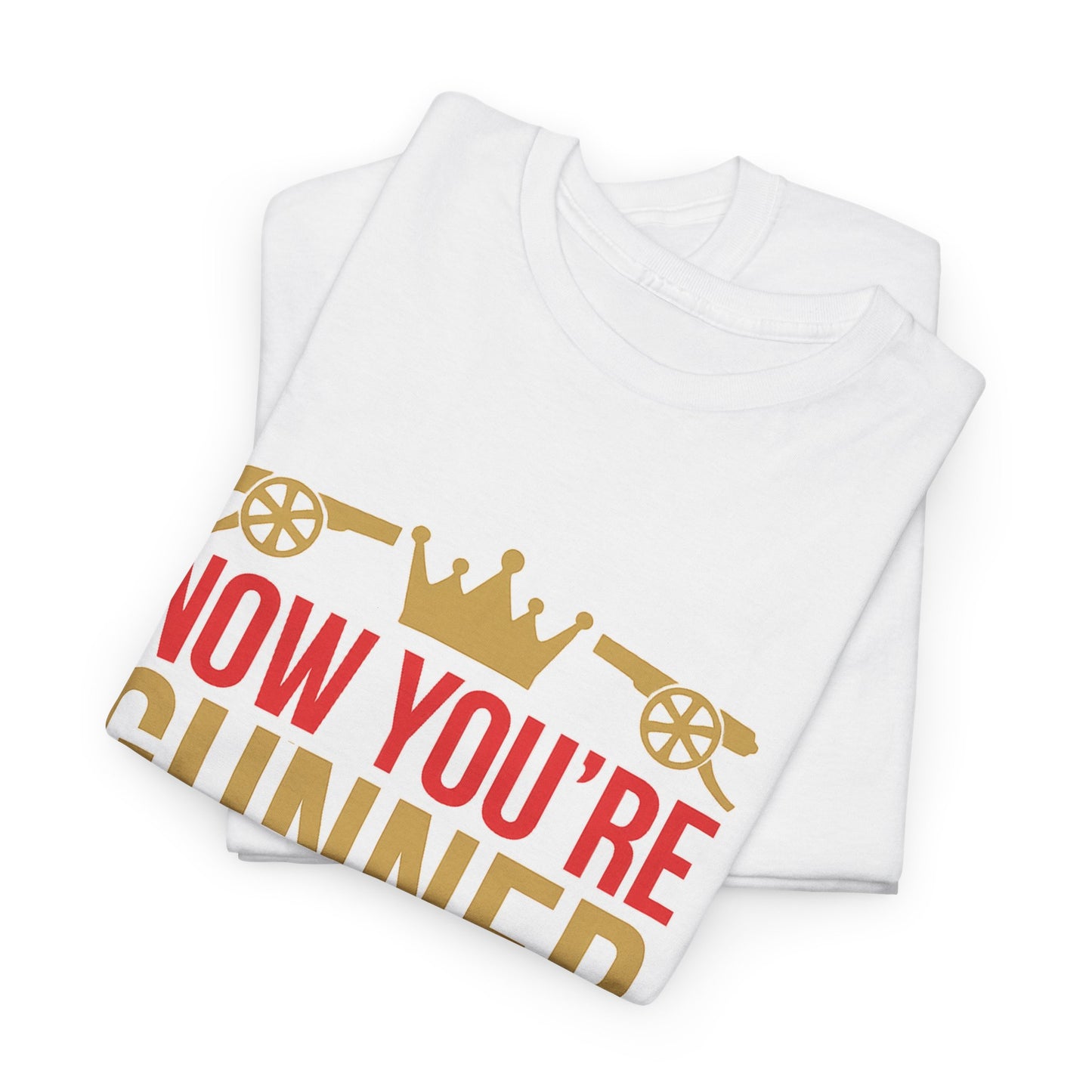 Now You're Gunner Believe Us T-Shirt — Arsenal Premier League Champions 2026 Fan Tee