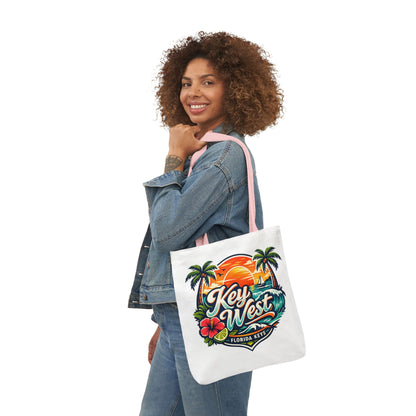 Key West Sunset Canvas Tote