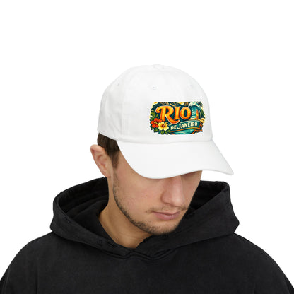 Rio de Janeiro Vintage Surf Dad Cap — Tropical Beach Hat