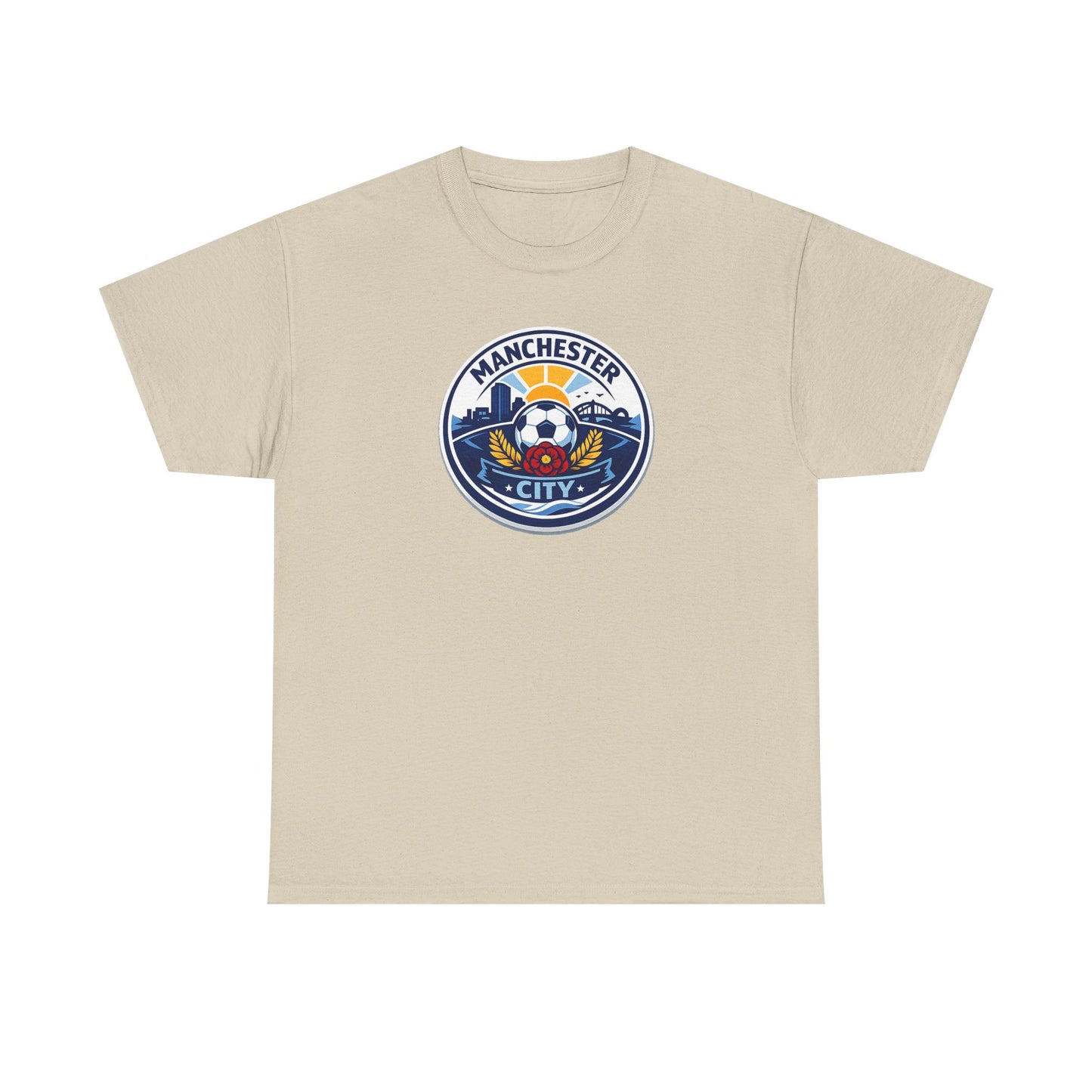 Manchester City Crest T-Shirt — Soccer Fan Tee