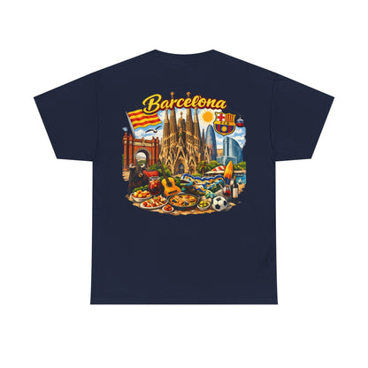 Barcelona Souvenir T‑Shirt — Vintage City Collage Tee