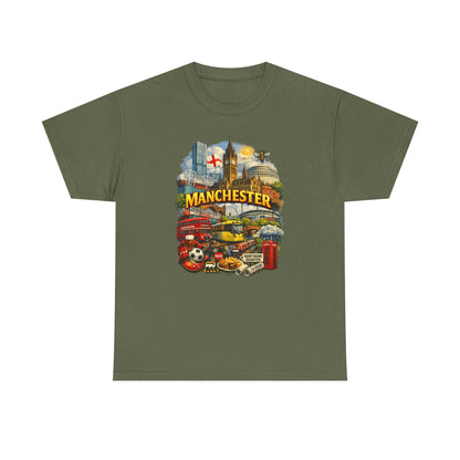 Manchester Skyline Collage T-Shirt