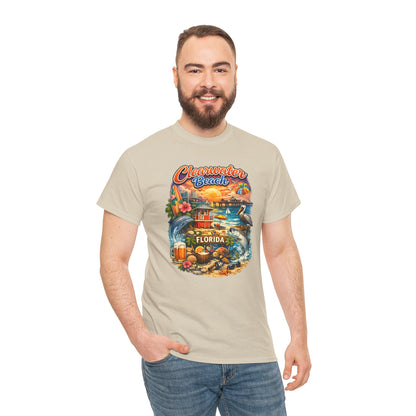 Clearwater Beach Florida Vintage Vacation T-Shirt