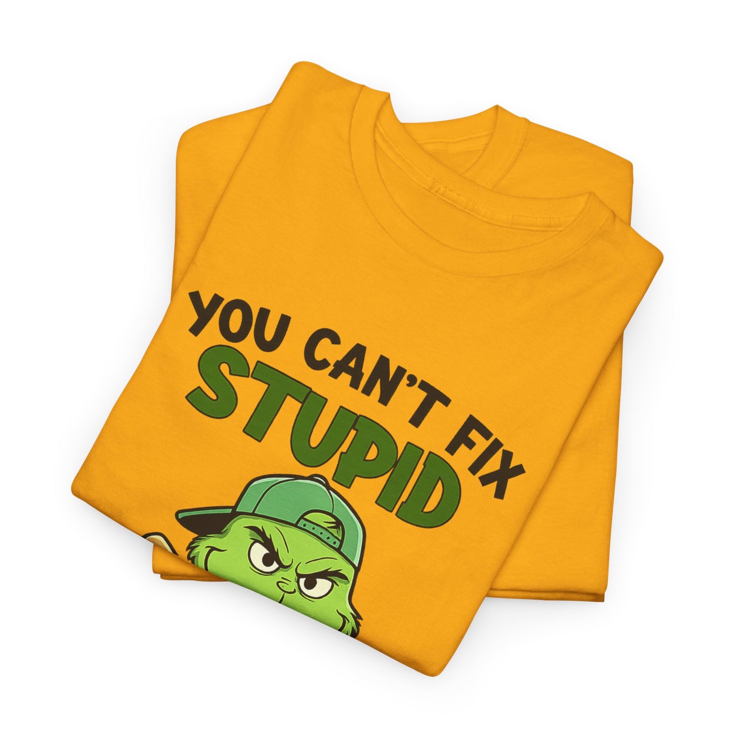Funny Carpenter T‑Shirt — "You Can't Fix Stupid But You Can Numb It With a 2x4"