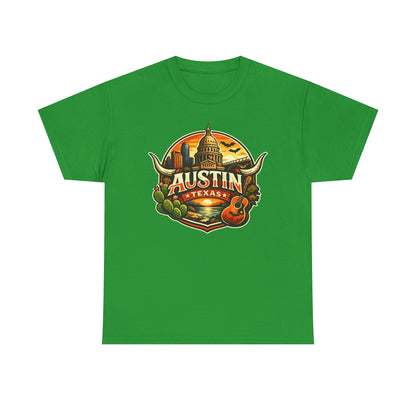 Austin Texas Vintage Travel T-Shirt