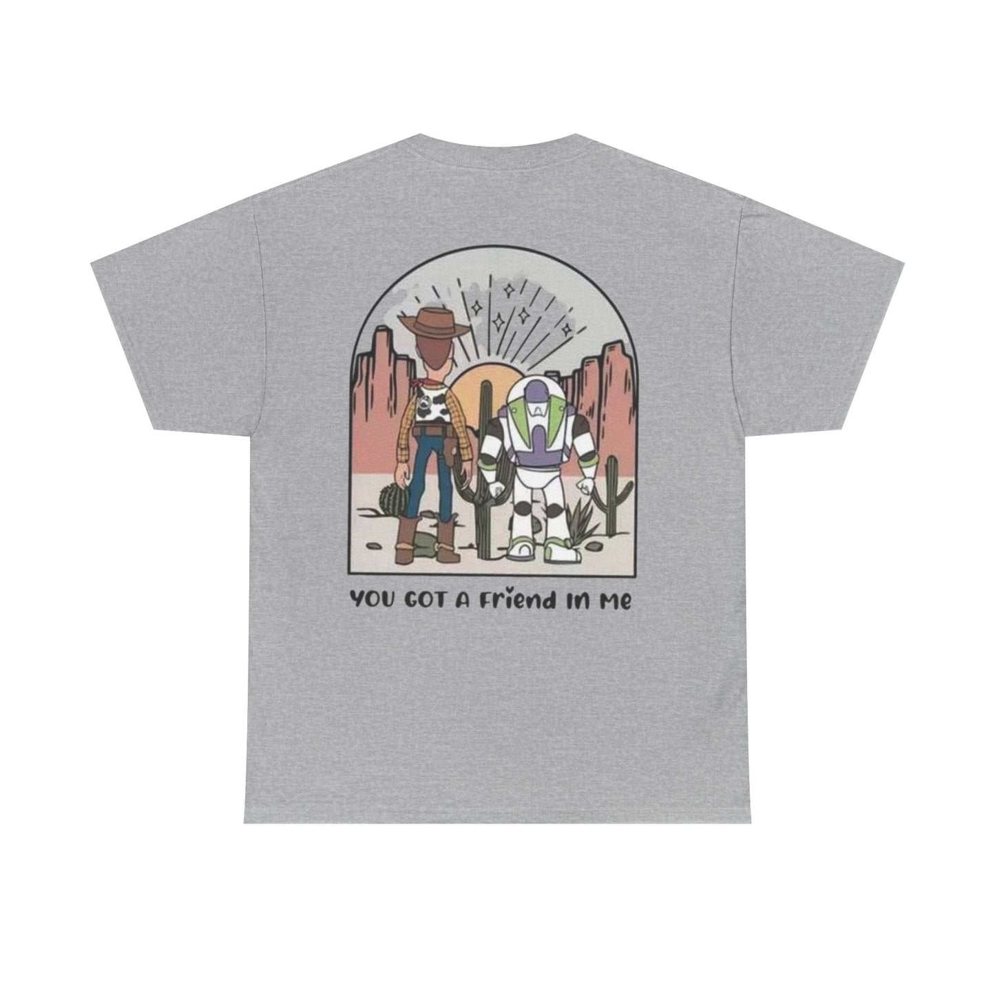 Toy Space Friends T‑Shirt — "You Got a Friend in Me" Graphic Tee