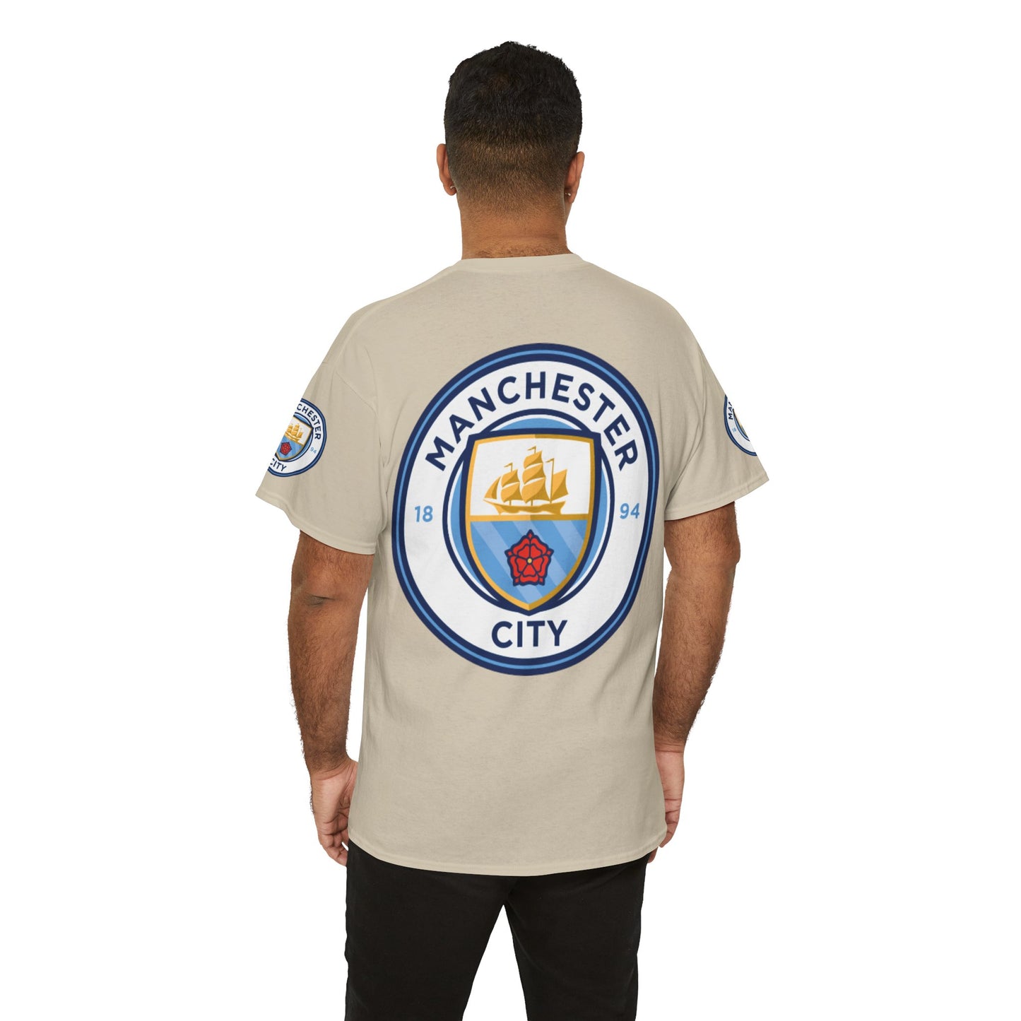 Manchester City Crest T-Shirt — Football Club Logo Tee