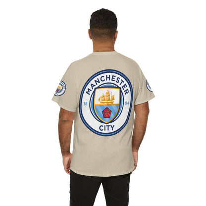 Manchester City Crest T-Shirt — Football Club Logo Tee