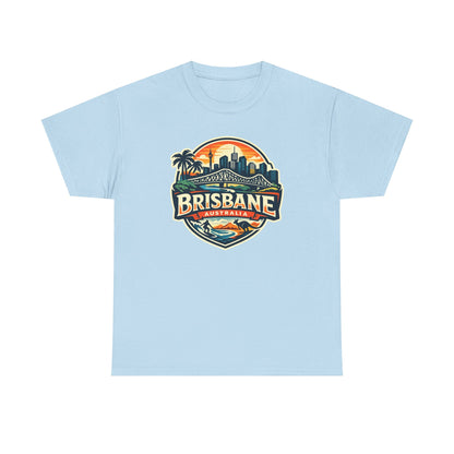 Brisbane Australia Vintage Sunset T-Shirt
