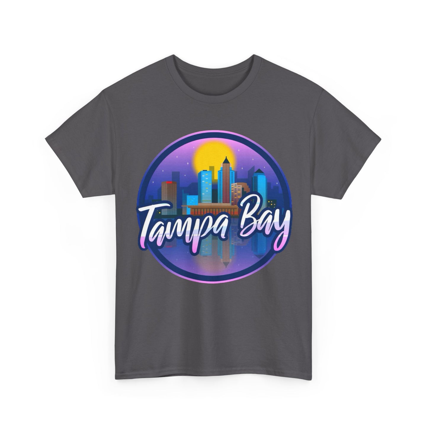 Tampa Bay Skyline T-Shirt — Retro Sunset Cityscape Tee