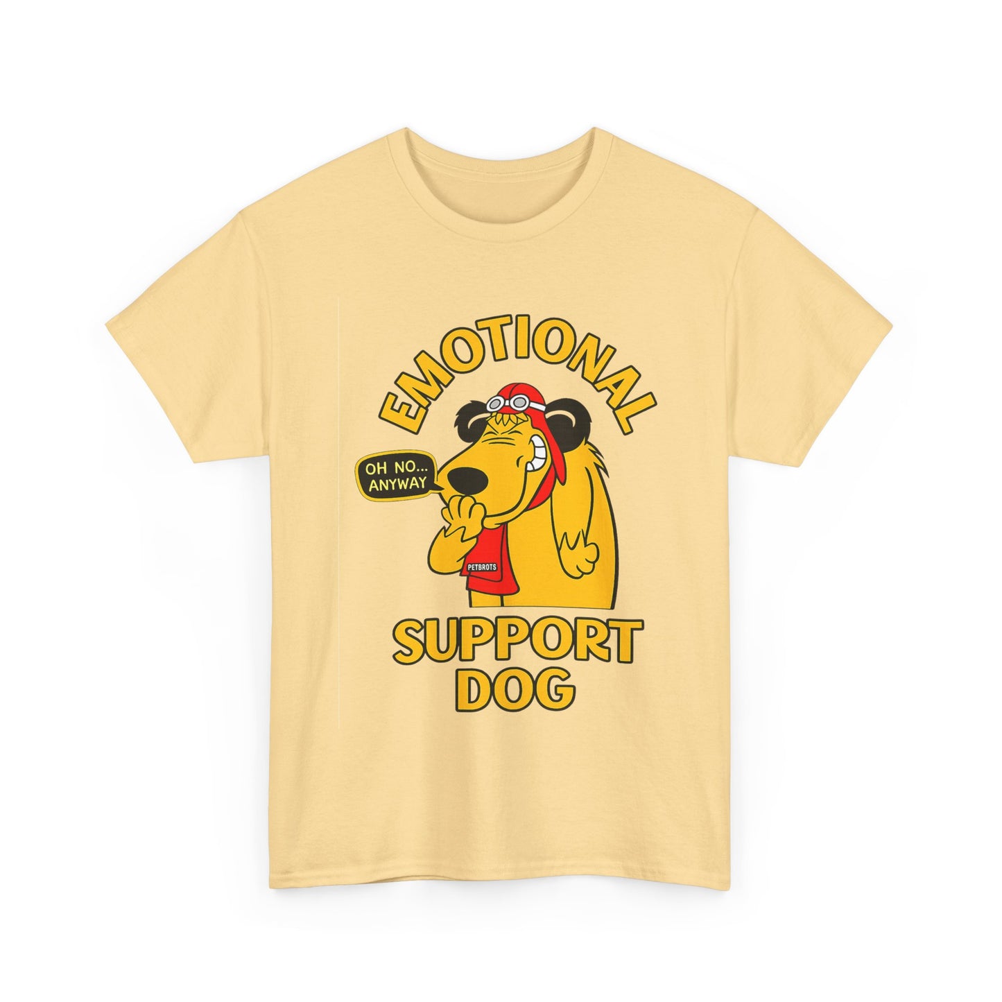 Emotional Support Dog T-Shirt — Cute Cartoon Comfort Pup Tee