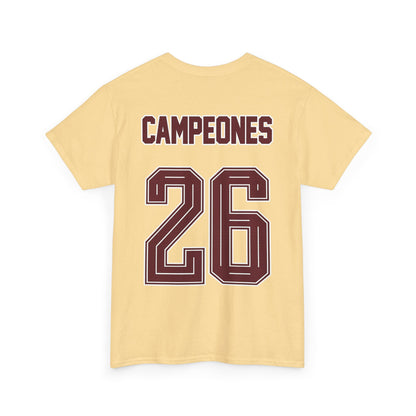 Spain World Champions 'Campeones 26' Cotton T‑Shirt