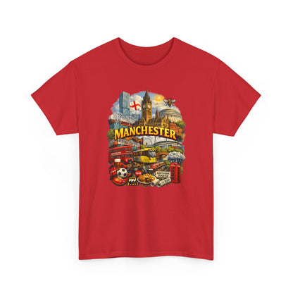 Manchester Skyline Collage T-Shirt