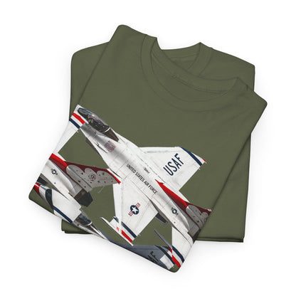 Thunderbirds Jet Formation T‑Shirt — Military Aviation Fighter Jets Tee