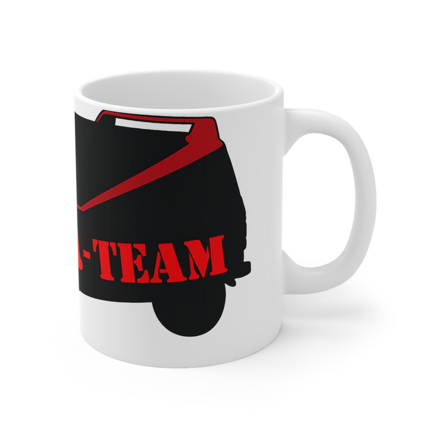 A-Team Van Coffee Mug — Retro TV Show Ceramic Mug (11oz & 15oz)