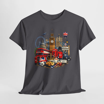 London Landmarks T‑Shirt — British Icons Collage Tee