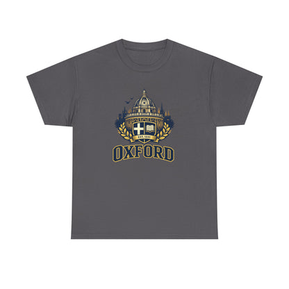 Oxford Crest T-Shirt — Vintage University Graphic Tee
