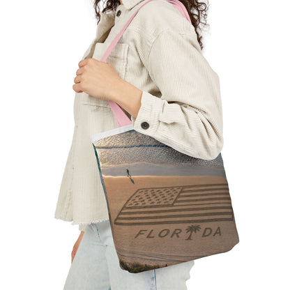 Florida Canvas Tote Bag, 5-Color Straps