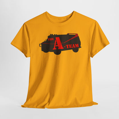 A-Team Van Graphic Tee — Retro Action TV Logo T-Shirt