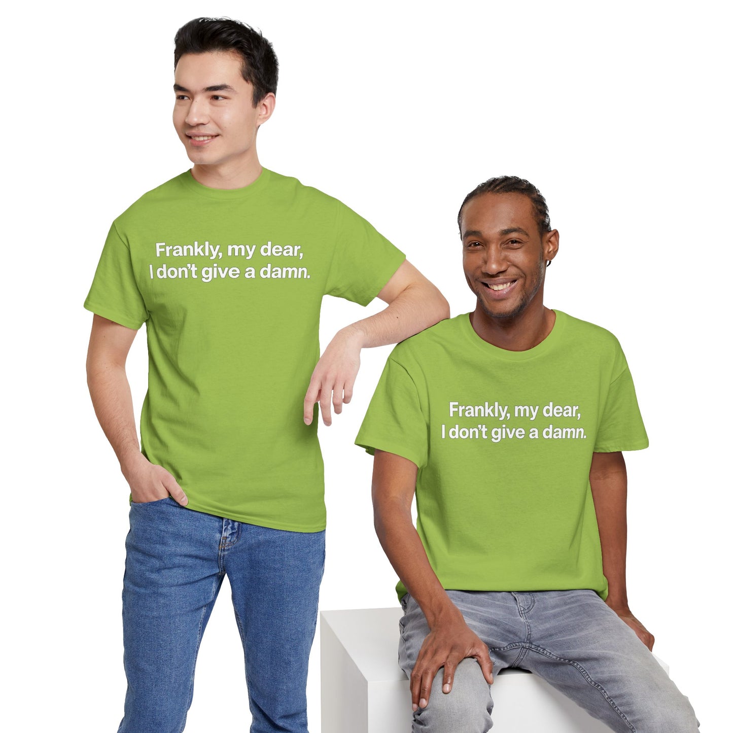 Frankly, My Dear Tee — Classic Quote Graphic T‑Shirt