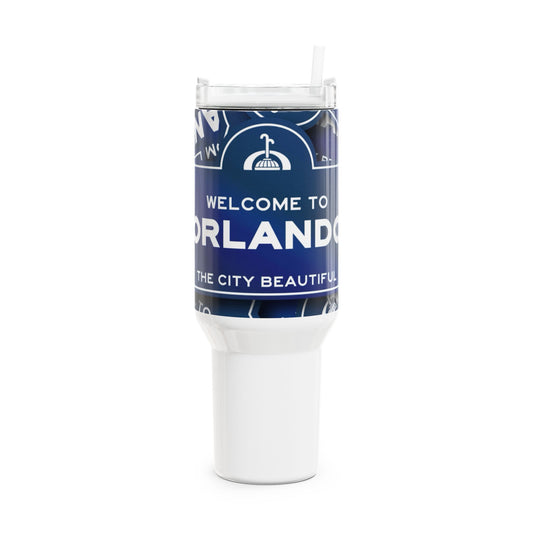 Orlando 'Welcome to Orlando' 40oz Tumbler - The City Beautiful Travel Mug