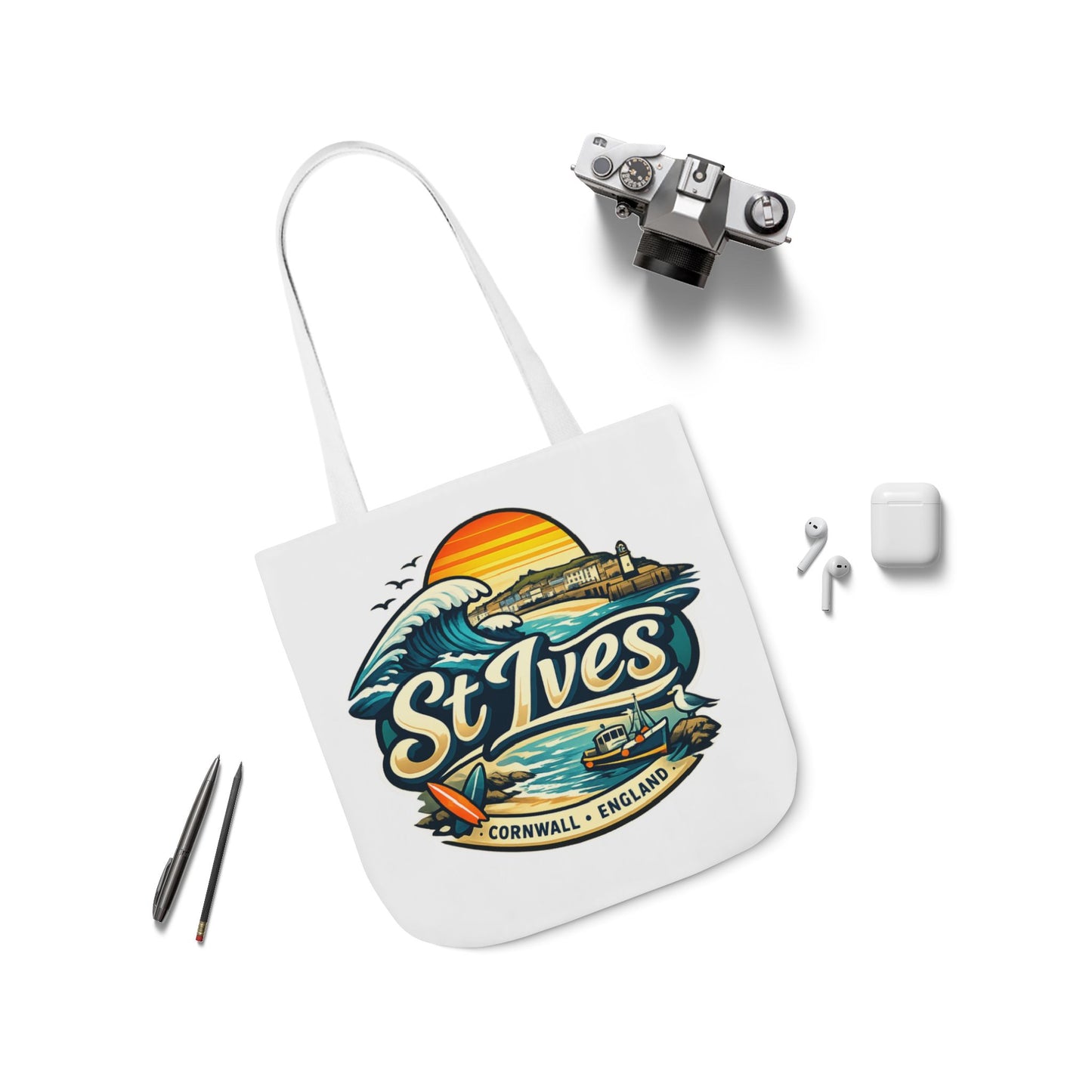 St Ives Cornwall Sunset Tote Bag