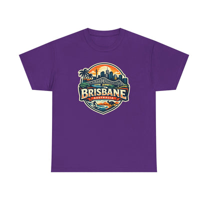Brisbane Australia Vintage Sunset T-Shirt