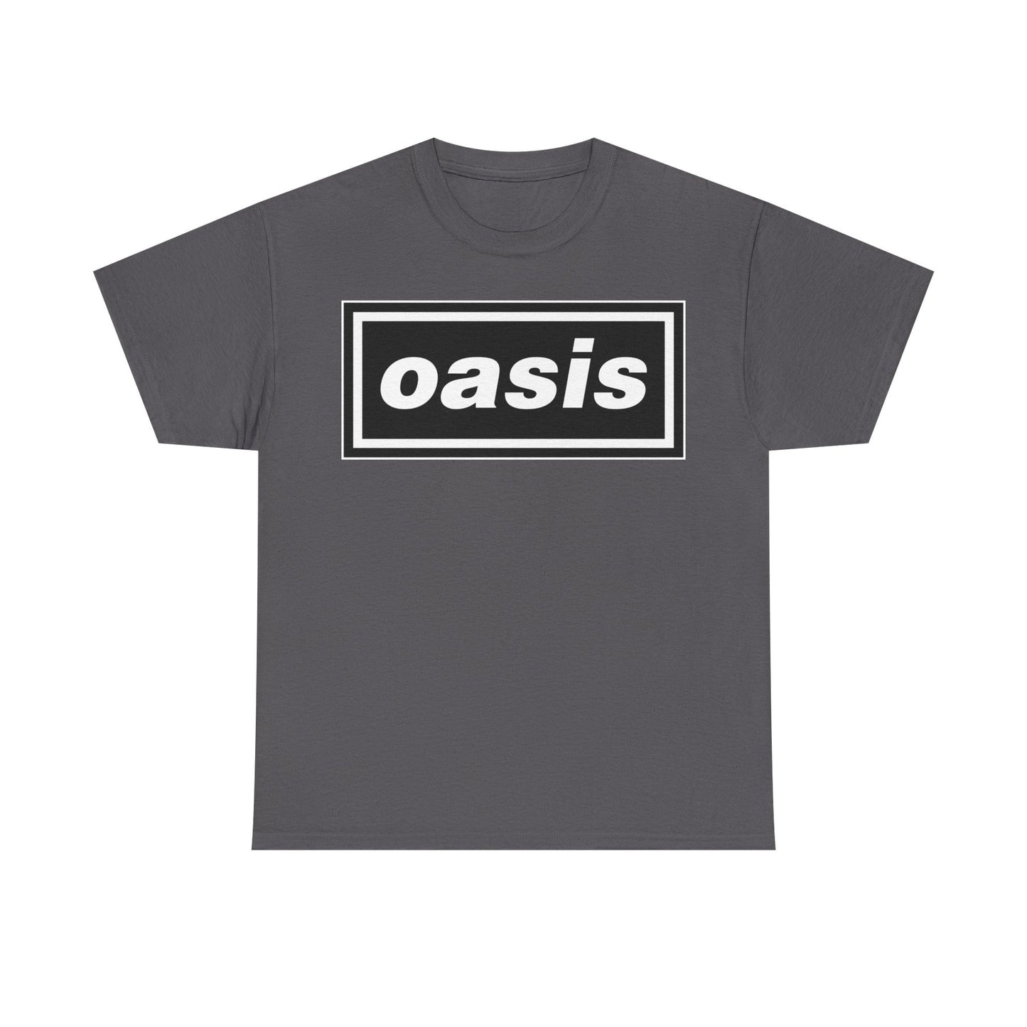 Oasis Live Graphic Tee — Retro Band Logo Concert T‑Shirt