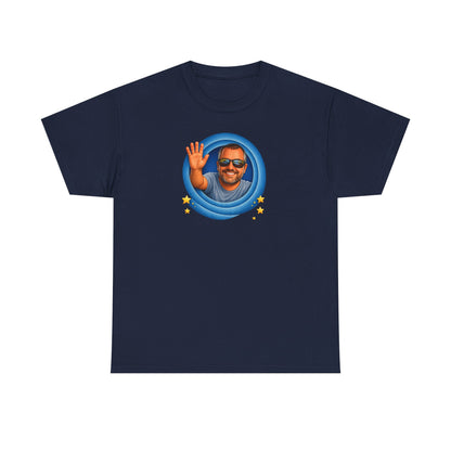 T-Shirt — "That's All, Folks!" Waving Portrait Graphic Tee