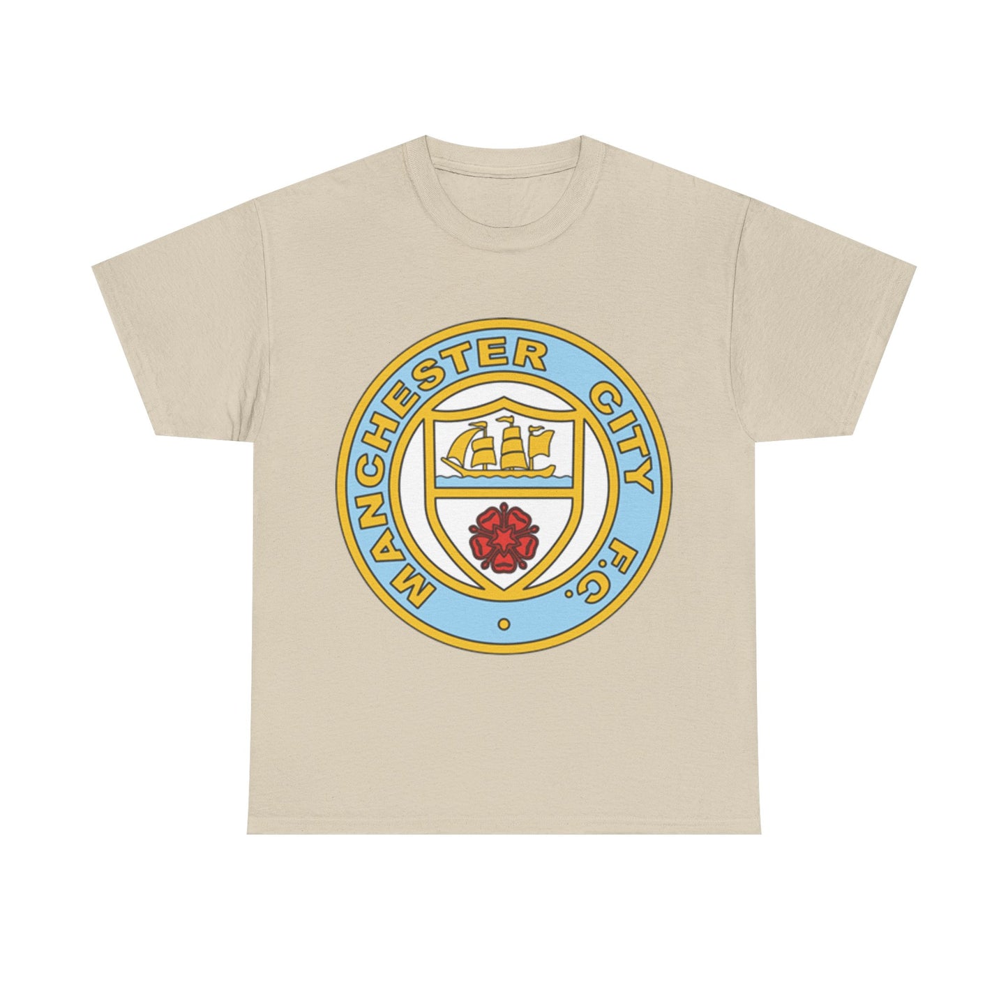 Manchester City FC Retro Crest T-Shirt – Retro Football Fan Tee