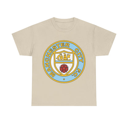 Manchester City FC Retro Crest T-Shirt – Retro Football Fan Tee