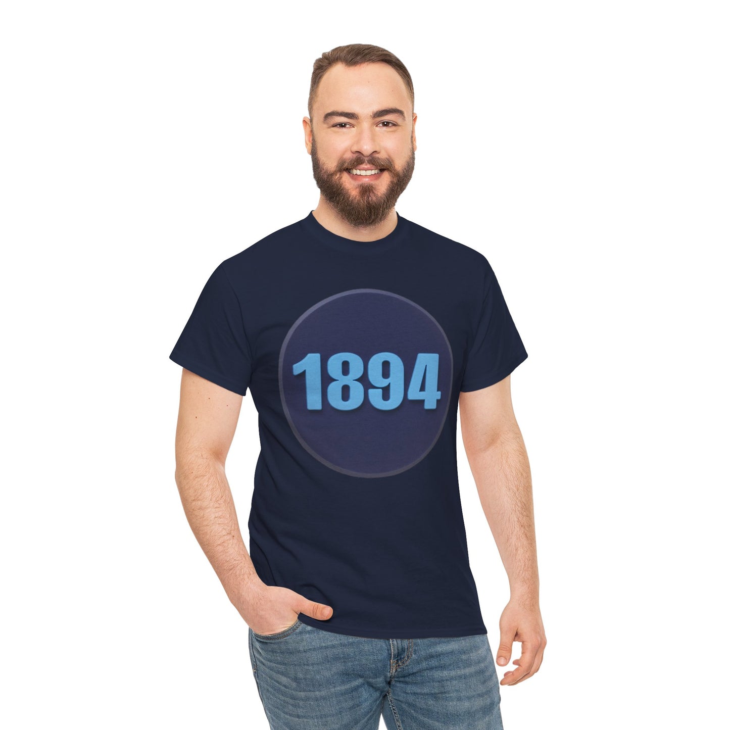 1894 Manchester City Circle Graphic Tee — Vintage Year Anniversary T-Shirt