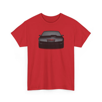 KITT-Inspired Retro Sports Car Tee — Front View Knight Rider Car Graphic Shirt