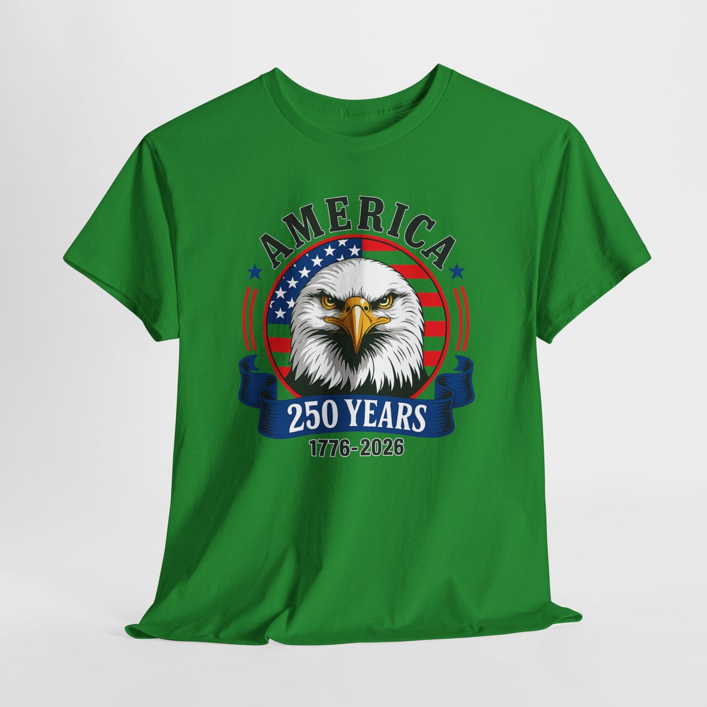 America 250 Years T-Shirt – Bald Eagle 1776–2026 Patriotic Tee