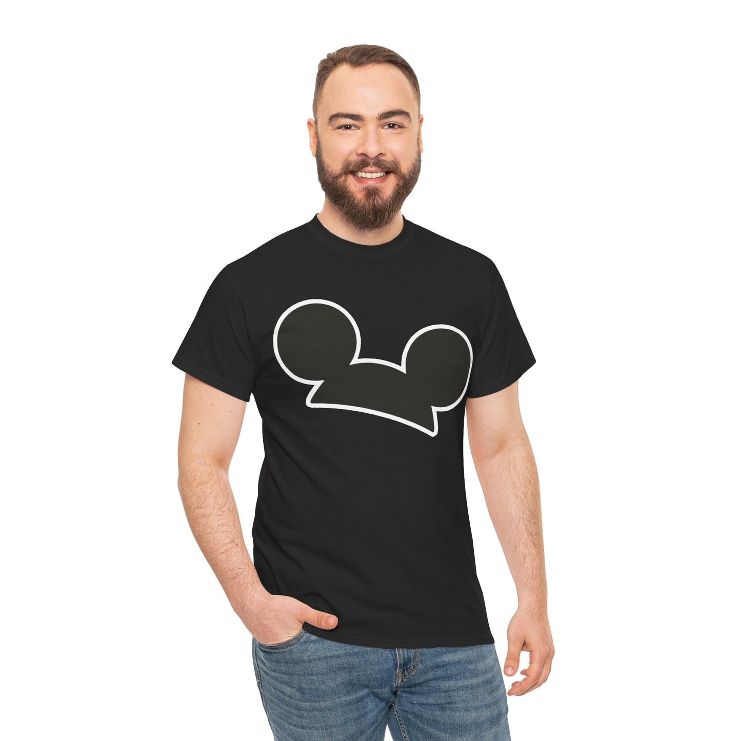 Mickey Ears Inspired Unisex Heavy Cotton Tee