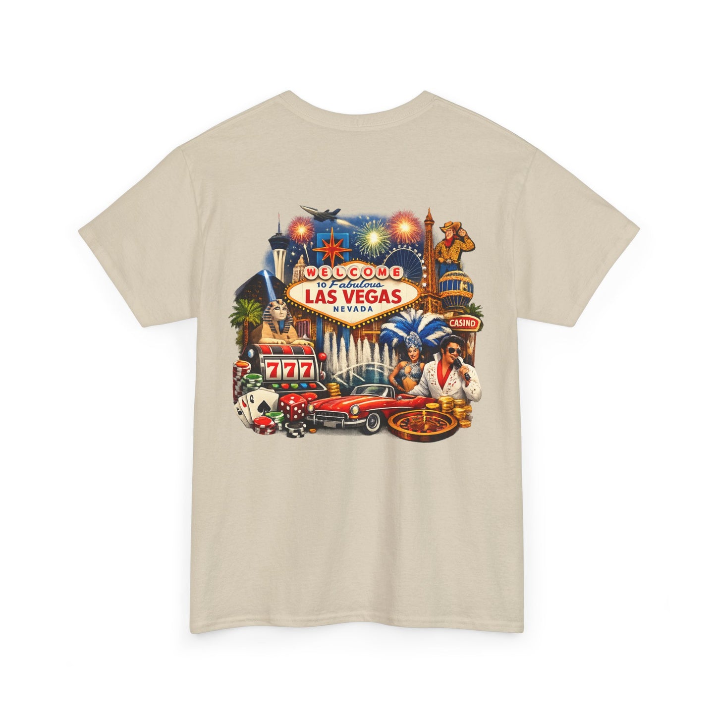 Las Vegas Vintage Collage T‑Shirt
