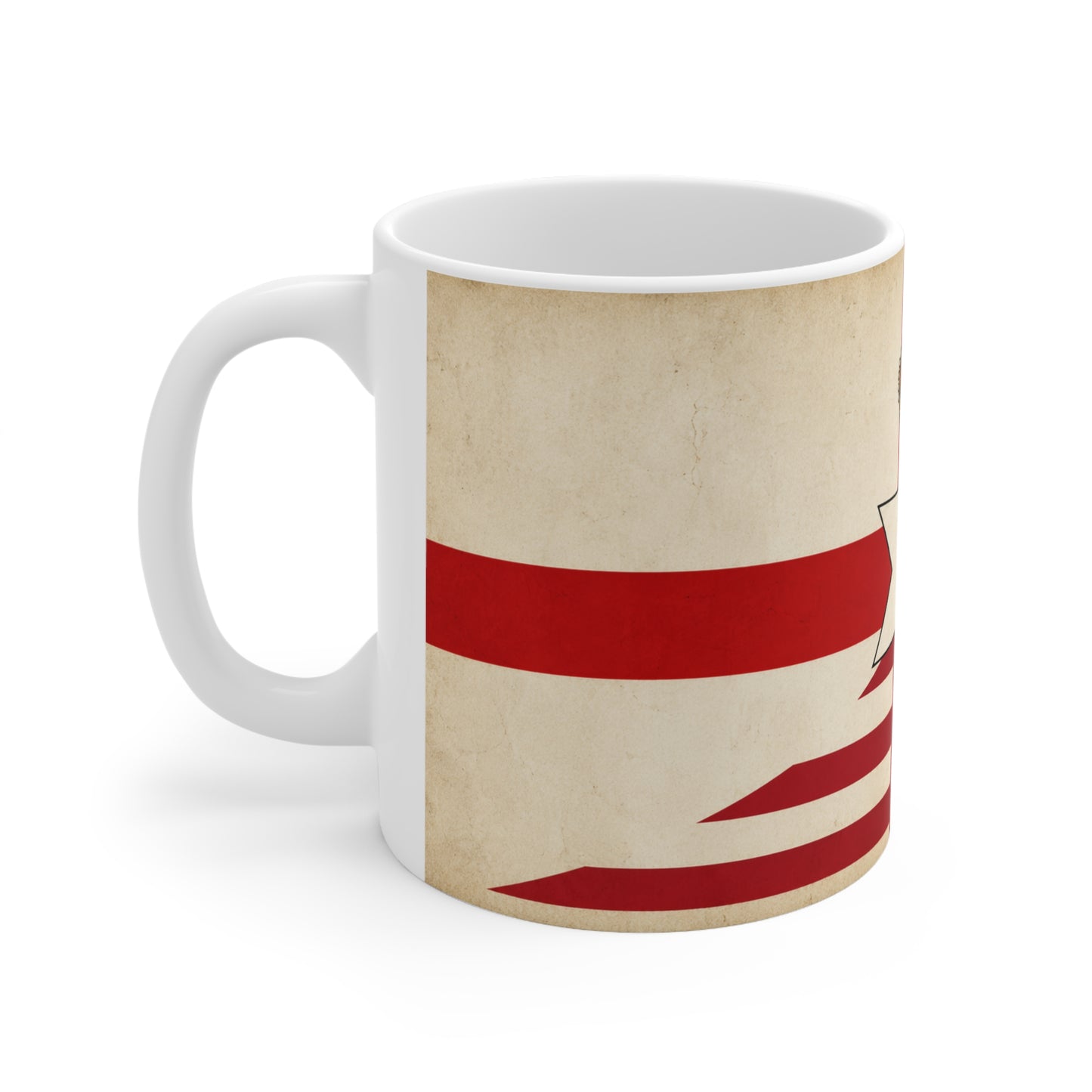 Northern Ireland / USA Ceramic Mug — Irish-American Union Flag Design (11oz, 15oz)
