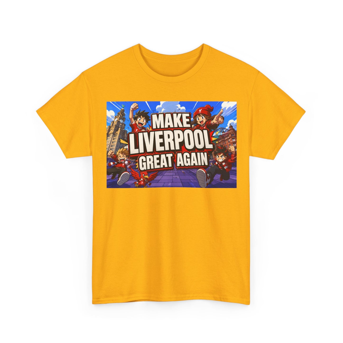 Liverpool Fan Tee – "Make Liverpool Great Again" Graphic Shirt