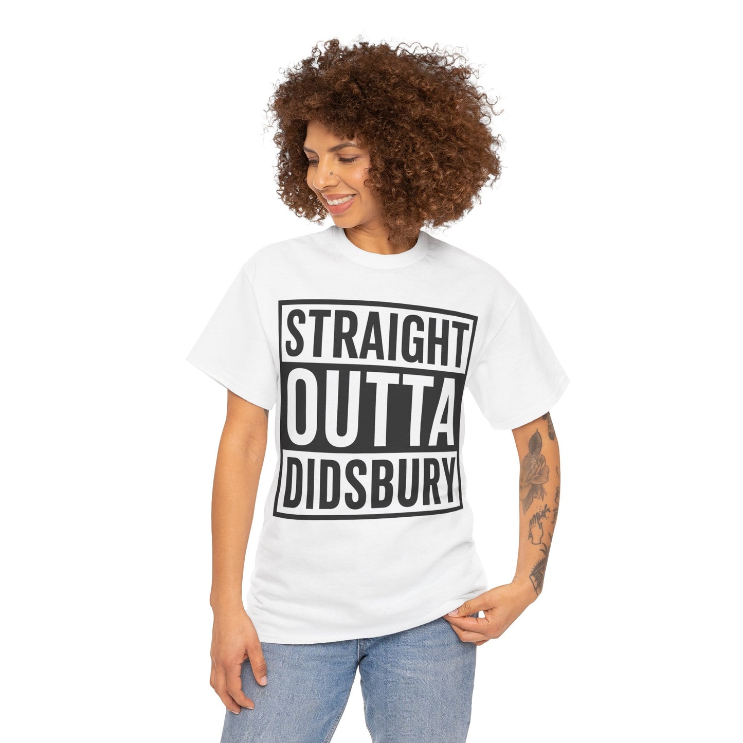 Straight Outta Didsbury T‑Shirt — Graphic City Pride Tee