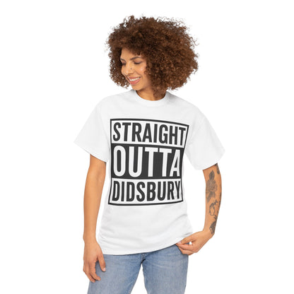 Straight Outta Didsbury T‑Shirt — Graphic City Pride Tee