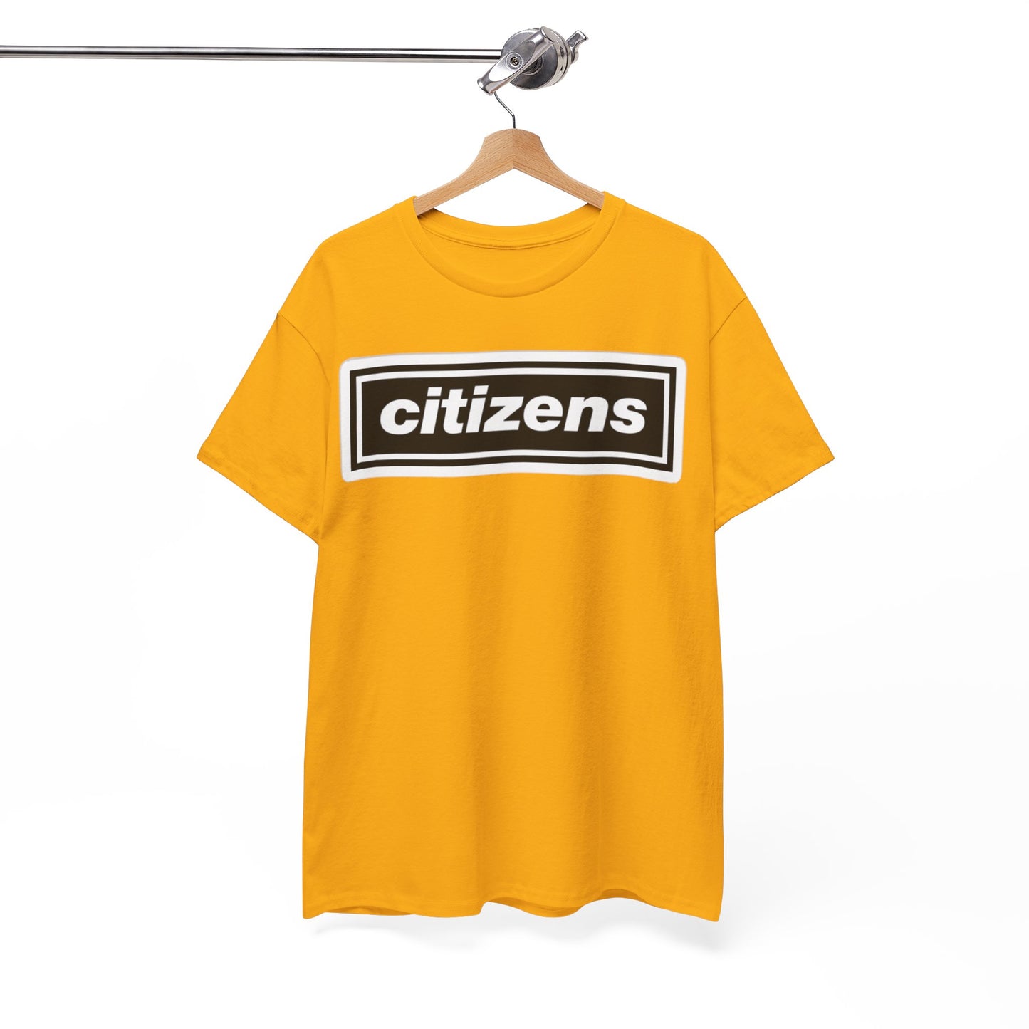 Citizens Manchester City Logo T-Shirt — Minimal Retro Box-Logo Tee