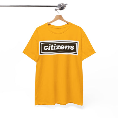 Citizens Manchester City Logo T-Shirt — Minimal Retro Box-Logo Tee