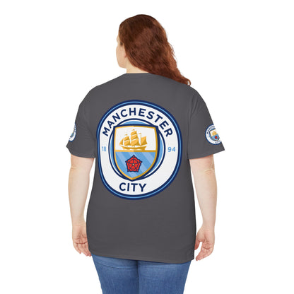 Manchester City Crest T-Shirt — Football Club Logo Tee